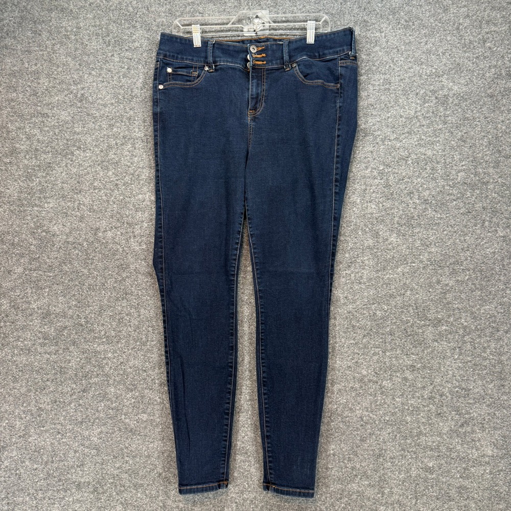 Torrid Jegging Jeans Women 16 Tall Blue Super Soft High Rise Skinny Plus Size